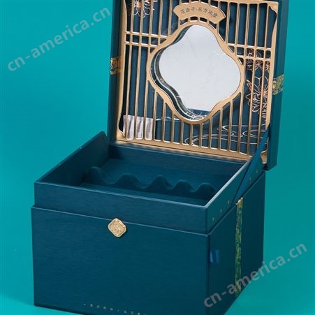 彩妆套盒设计礼盒东方西子套装国潮印刷logo翻盖抽屉彩妆礼盒包装