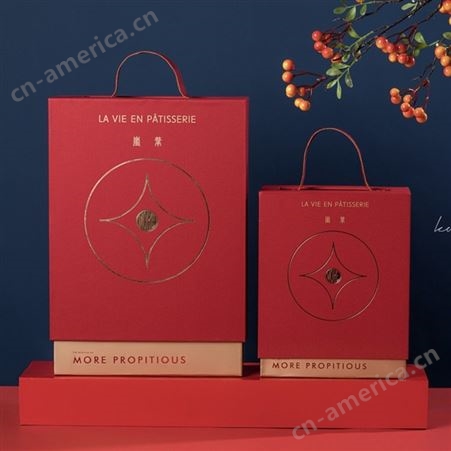 2022通用春节礼盒年货包装盒厂家批发打样可印logo高档新年礼品盒