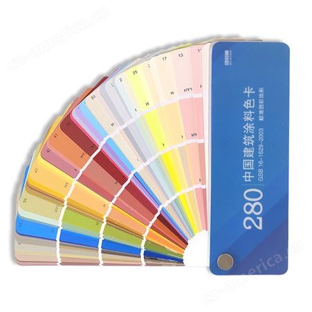 中国建筑涂料色卡样本国家标准GSB16-1629-2003世名水性油漆国标
