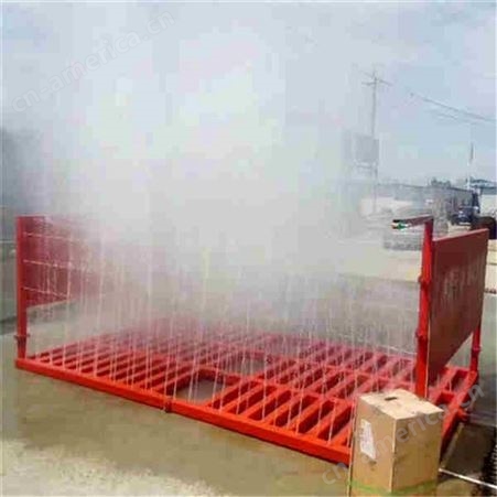 晟工机械 建筑工地封闭式洗车平台新疆吐鲁番 免地基工地洗车机洗轮机平凉