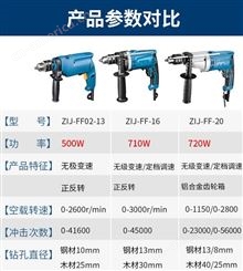 东成电动工具 工业级钻 大功率手电钻J1Z-FF-02-13