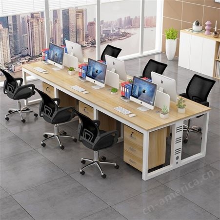 屏风式办公桌椅 商用职员办公工位 风格简约现代 美观实用