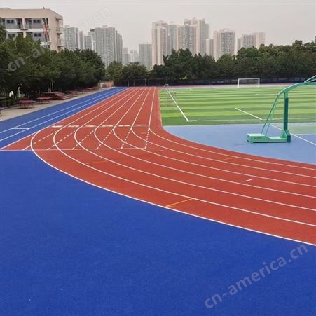 全塑型塑胶跑道-重庆体育场EPDM塑胶地面-塑胶球场地坪-直销经销商