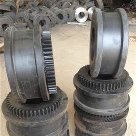 工业用起重机车轮 起重机配件行铸钢车轮组 华升矿机