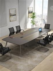 办公桌 简约现代长条桌 会议室洽谈桌椅组合 小型会议桌 可定制