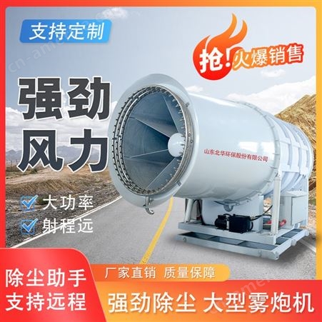 200米雾炮机 全铜电机射雾器 射程远喷雾机 北华环保生产销售