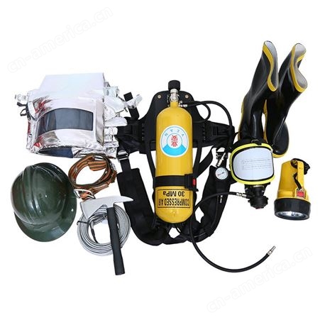 船用安全设备救生工具正压式空气呼吸器救援套装便携式抢险工具箱