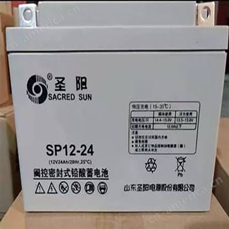 圣阳蓄电池SP12-24FR 现货 12V24AH 消防主机 UPS电源 直流屏