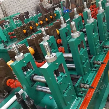 双特ST60高频焊管机 工业用管生产设备 304不锈钢管抛光 生产速度快