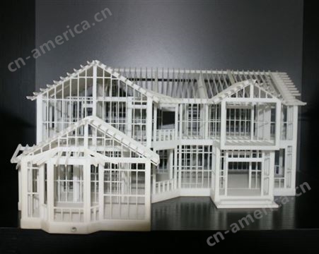 优联智造3D打印建筑模型设计制作古建筑复原沙盘打印