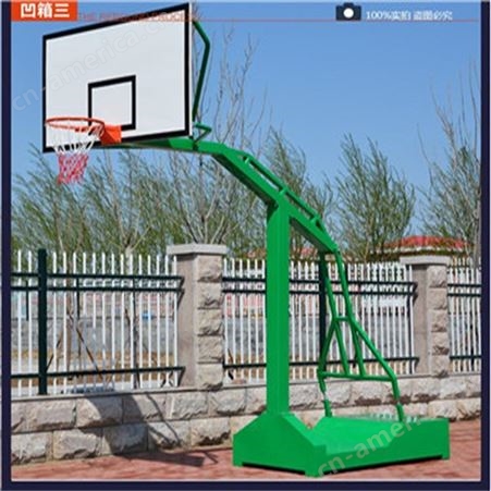 华丽体育青少年成人升降篮球架 户外家用篮球架 幼儿园儿童可扣篮带轮移动