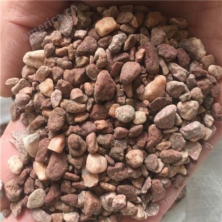 石诚供应 卵石 鸡血红胭脂红石子--胭脂红石子4-6mm