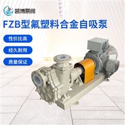 FZB型氟塑料合金自吸泵 输送强酸碱溶液 F46材质 凯博泵阀