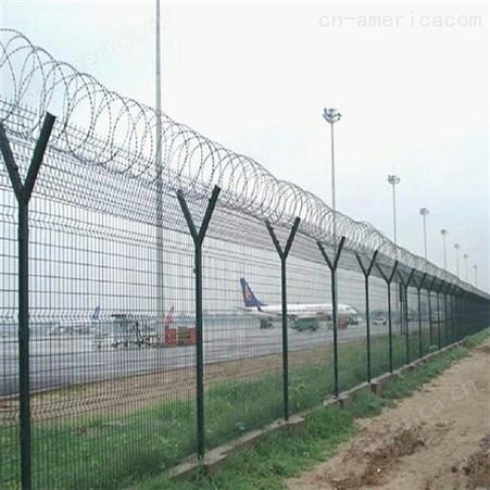 机场护栏 隔离防护围栏 高强度抗弯曲 抗重击 防腐蚀等优质性能