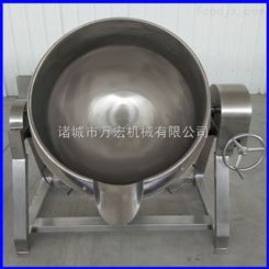 供应600型电加热可倾式食品夹层锅 可立式食品夹层锅